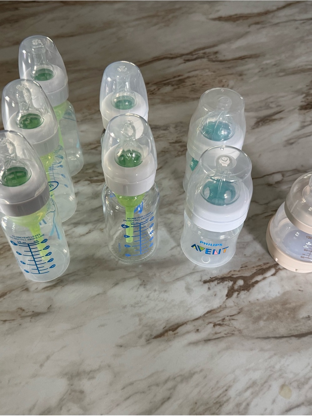 Baby Bottle Lot – Dr. Brown’s, MAM, Philips Avent
